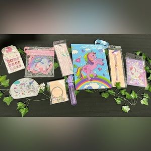 #055 9pc Unicorn Theme Bundle Set